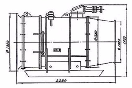 ВМЭ-12А вентилятор с электрическим приводом