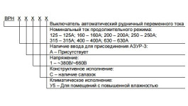 ВР и ВРН выключатели автоматические рудничные