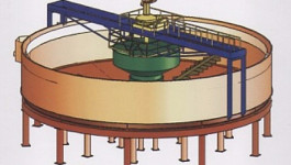 СЦ-12А2 сгуститель радиальный с центральным приводом, конусным днищем