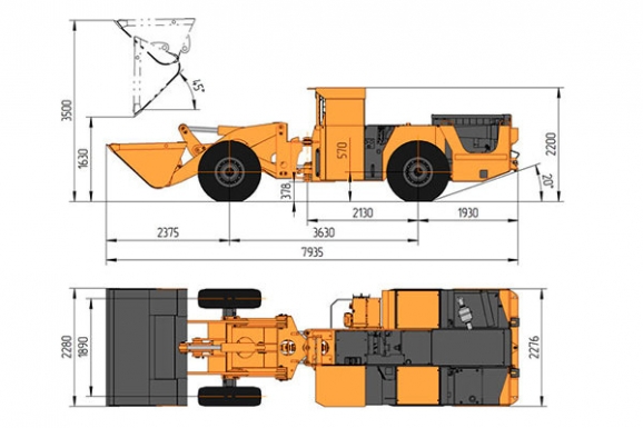 МД-6.К погрузочно-доставочная машина