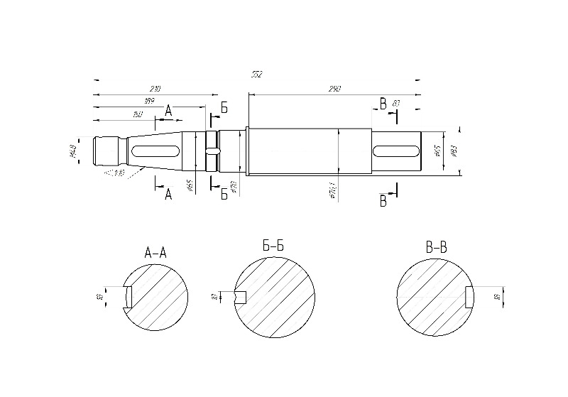 Вал-шестерня 46256.0518-01