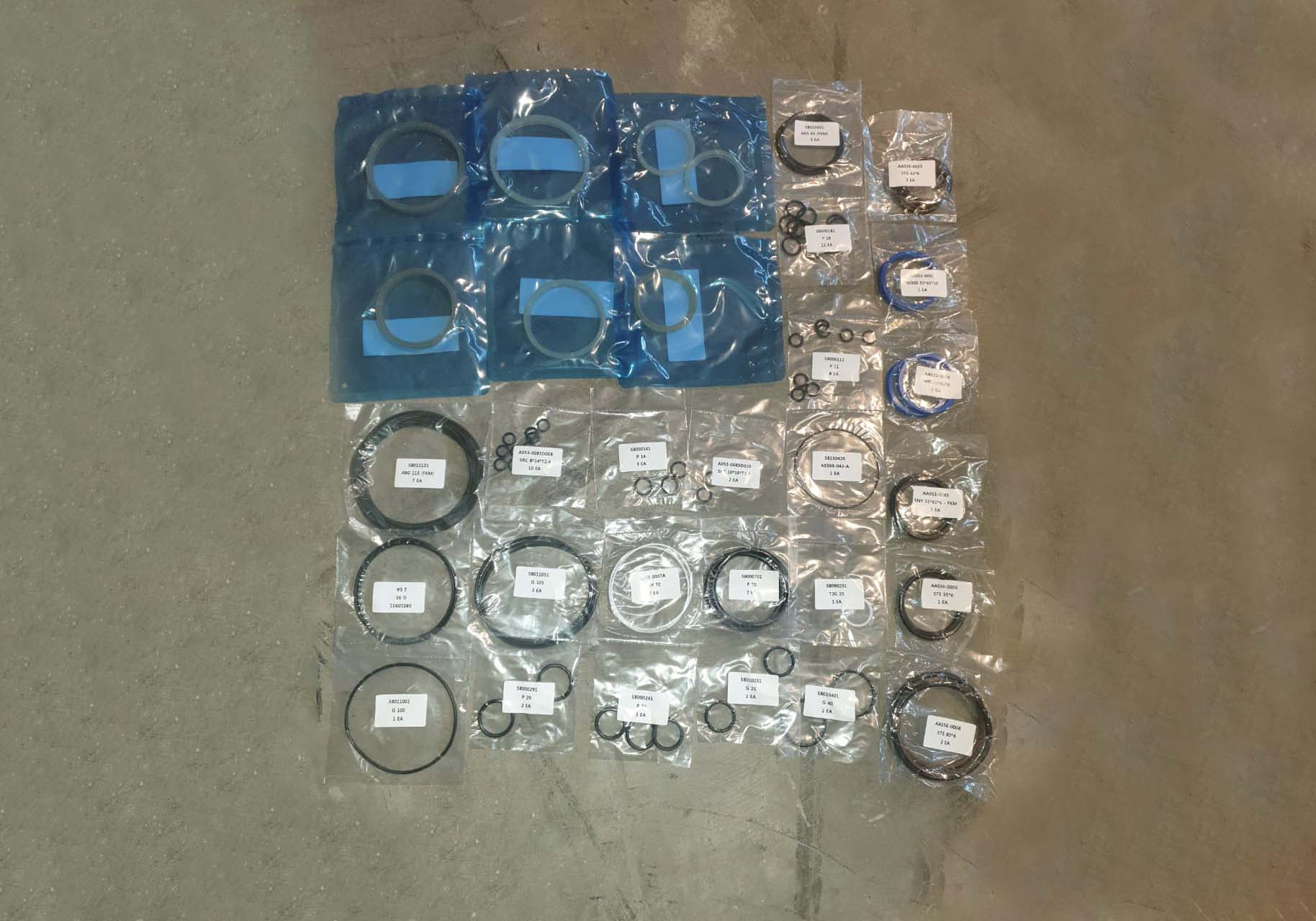 SEAL KIT (for A Type RP)/Комплект уплотнений (Для типа RP) AD212-0058