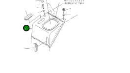 Крышка 104-43-55370 Komatsu