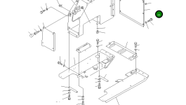Крышка 104-54-34120 Komatsu