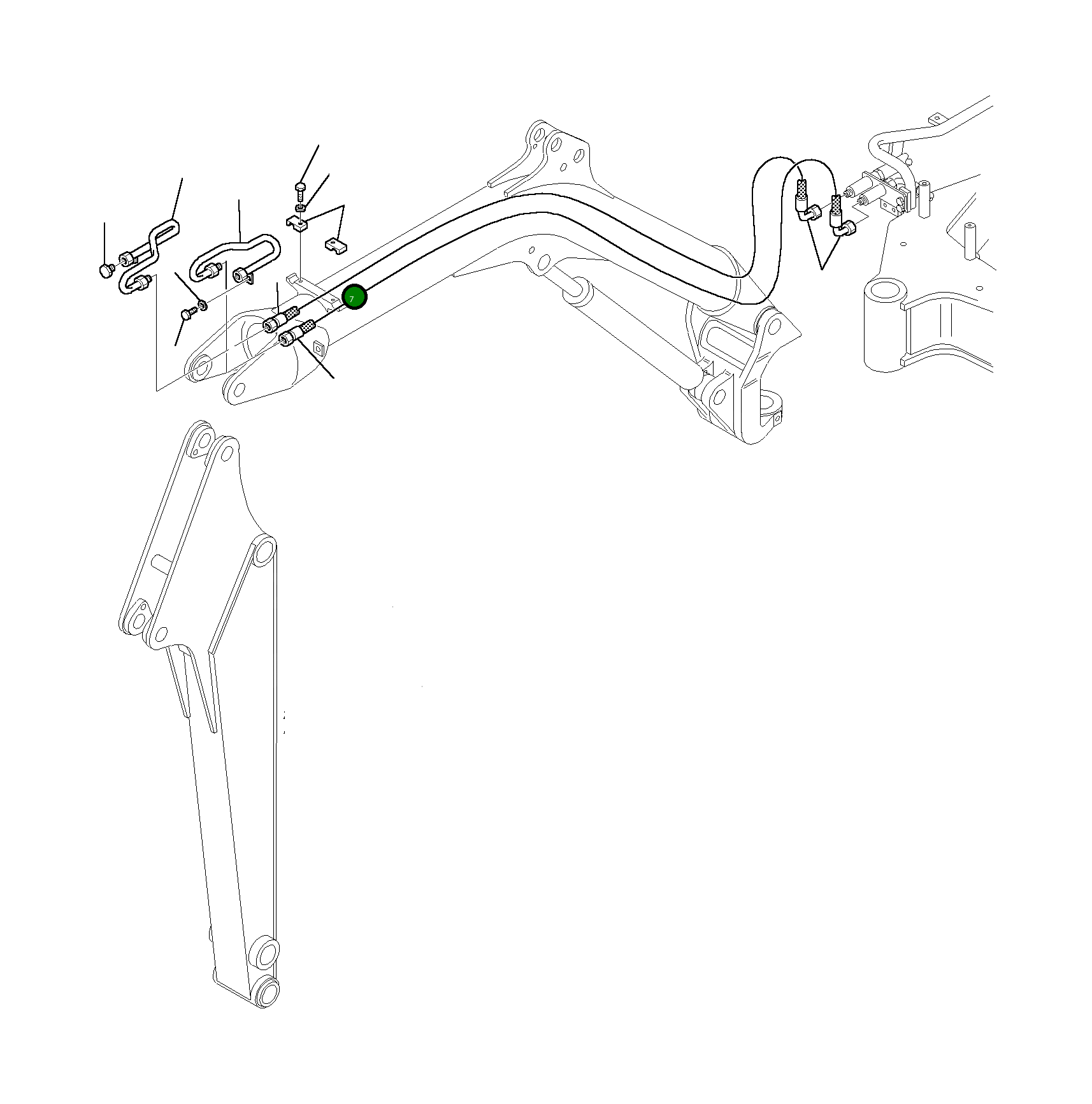 Болт 801015556 Komatsu