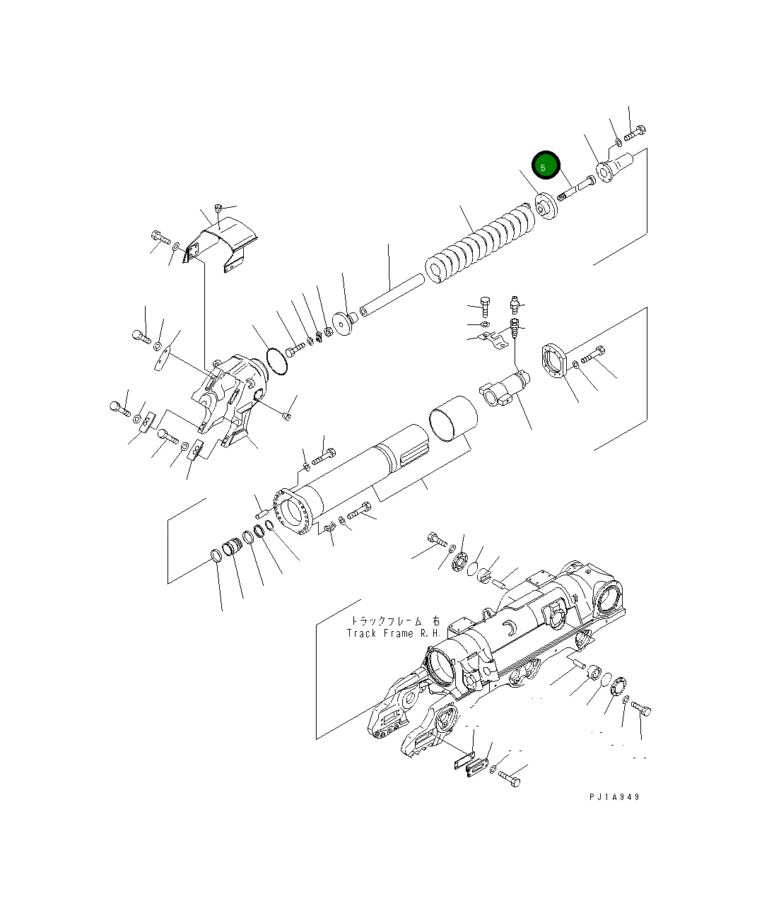 Болт 198-30-64250  Komatsu