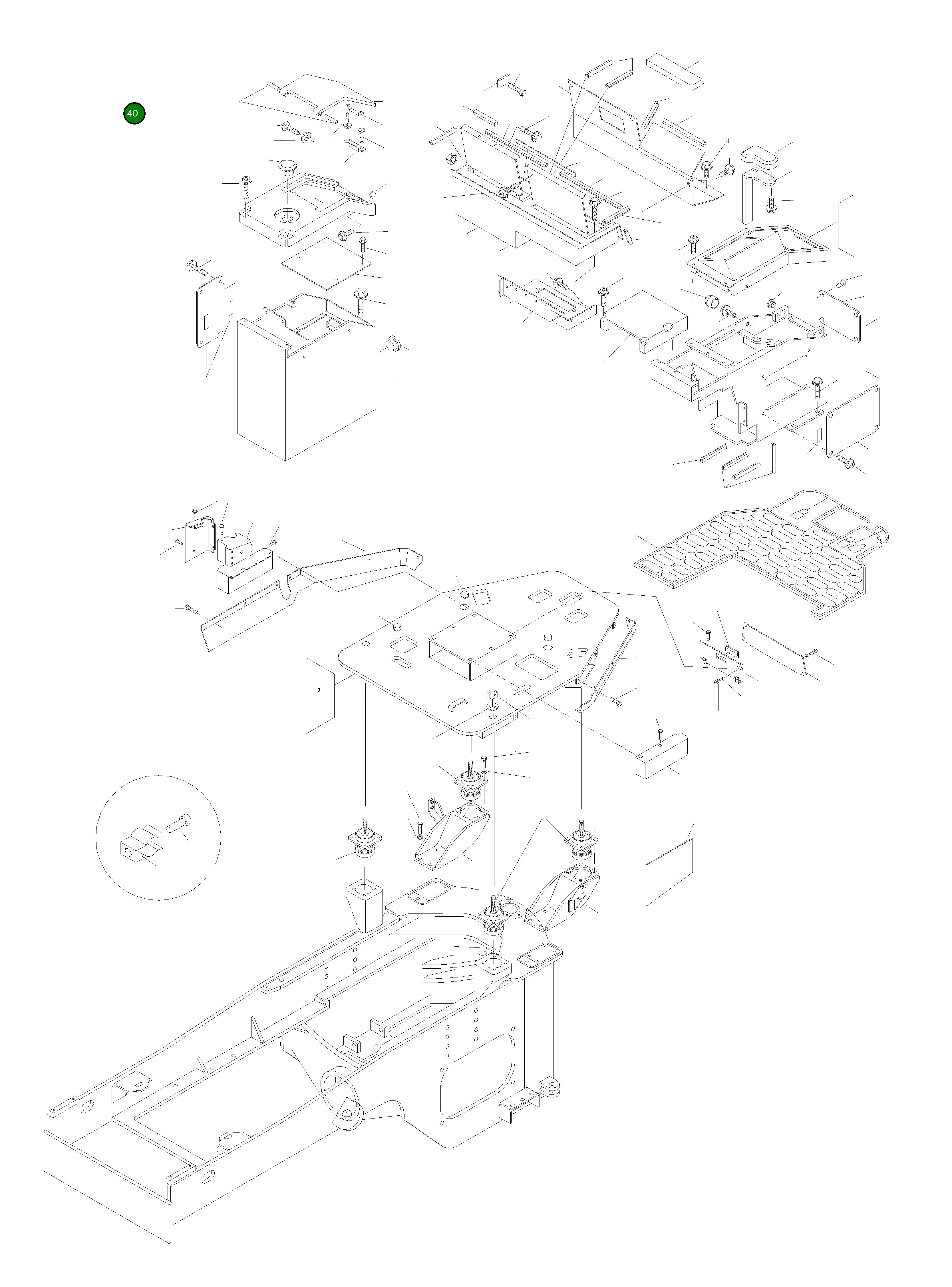 Крышка 421-54-H2610 Komatsu