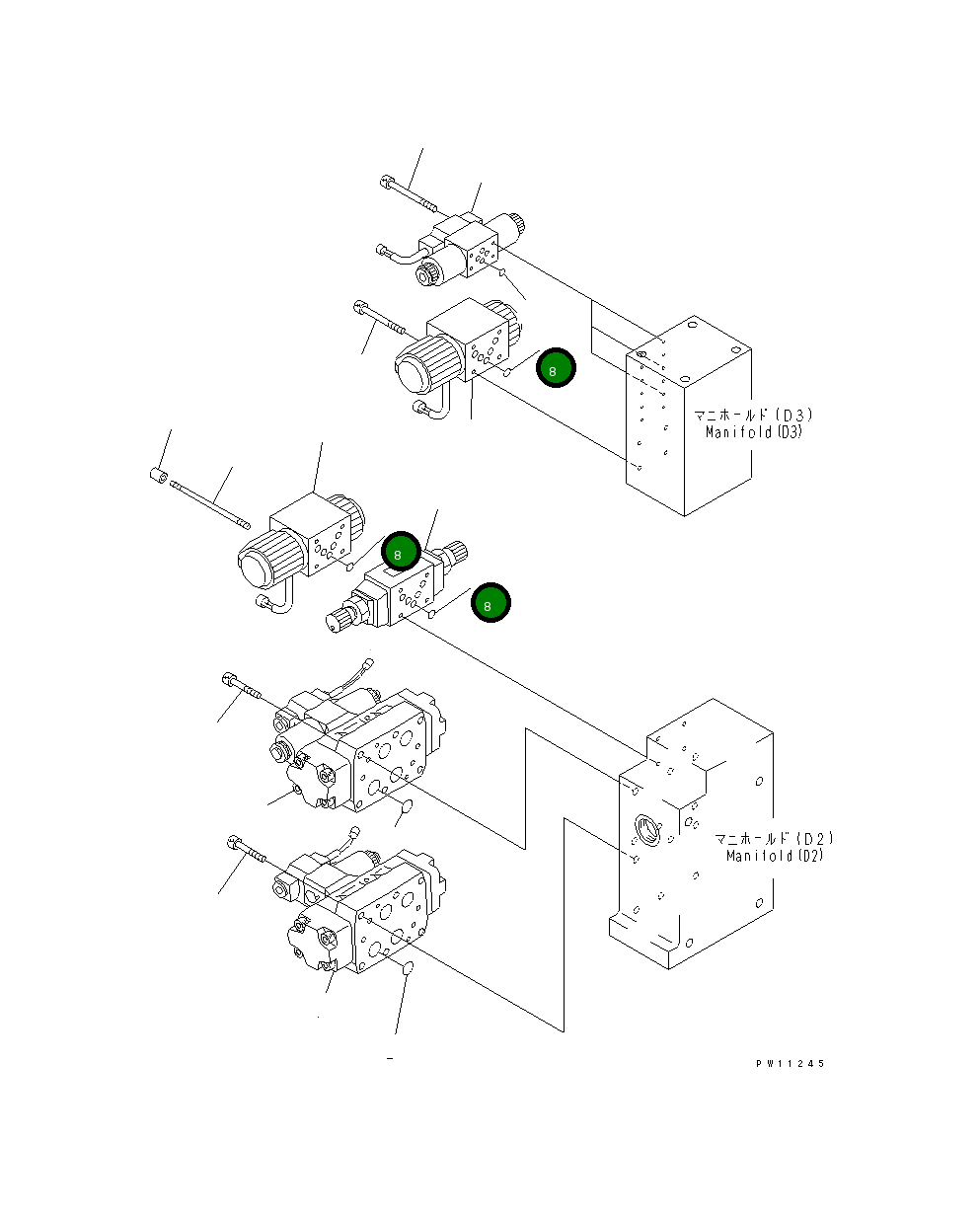 Кольцо уплотнительное (O-Ring) 22W-60-13330 Komatsu