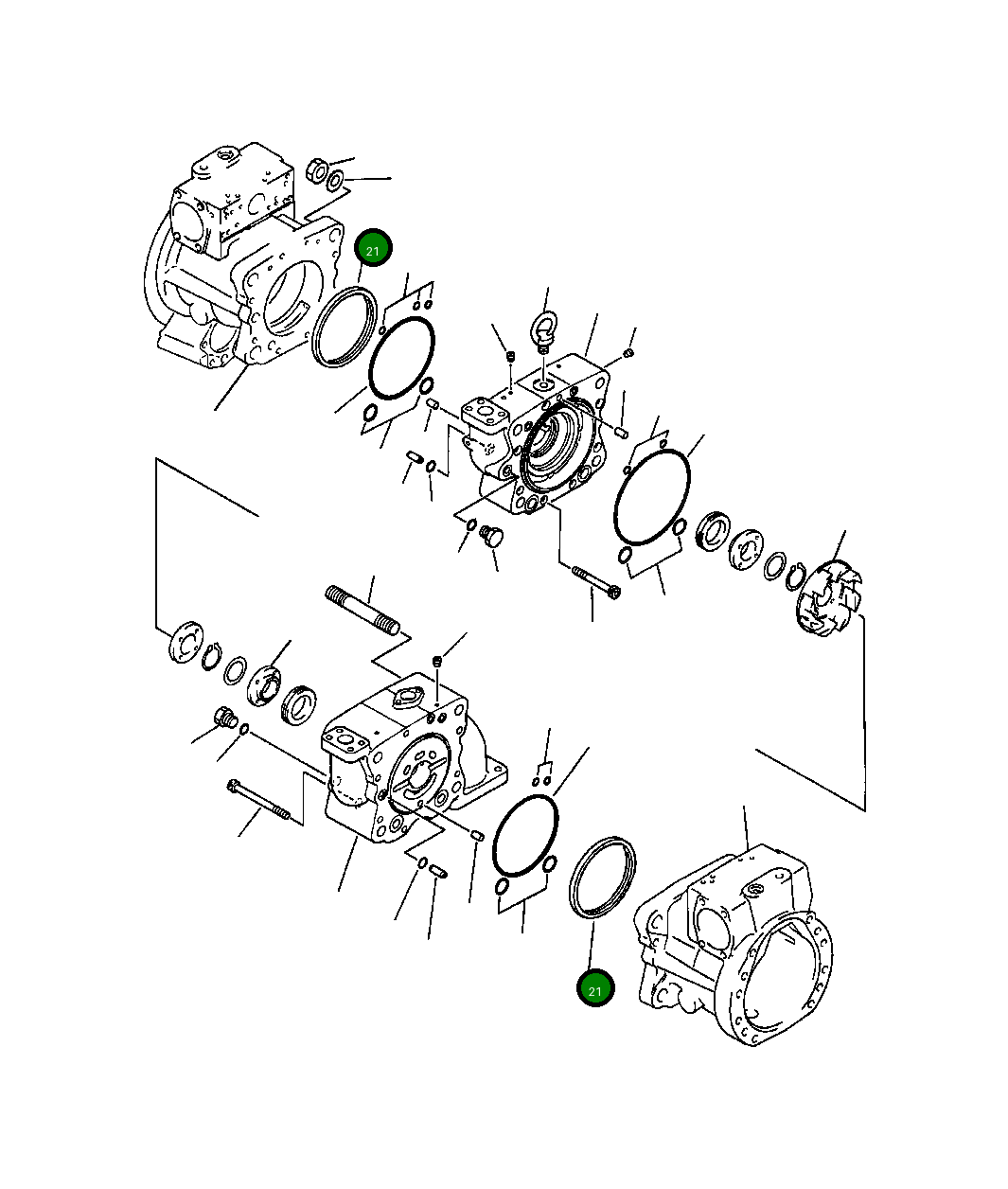Кольцо 708-27-13630 Komatsu