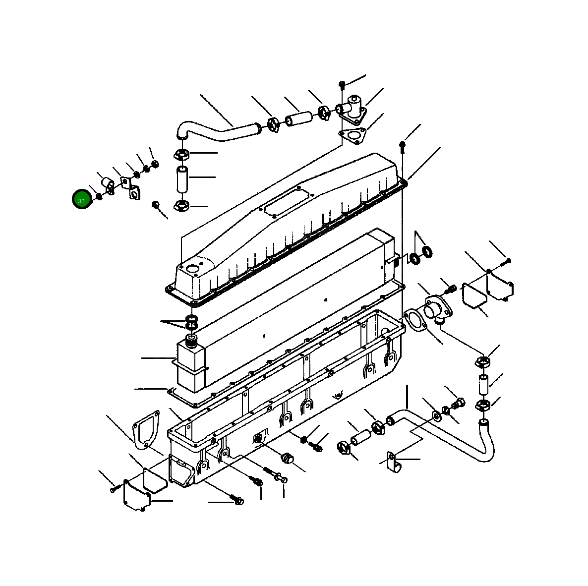 Болт 1238 008 H1 Komatsu