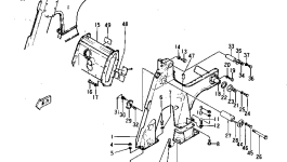 Вал D50S-T210D Komatsu