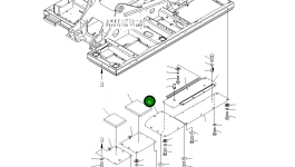 Крышка 208-54-72431 Komatsu