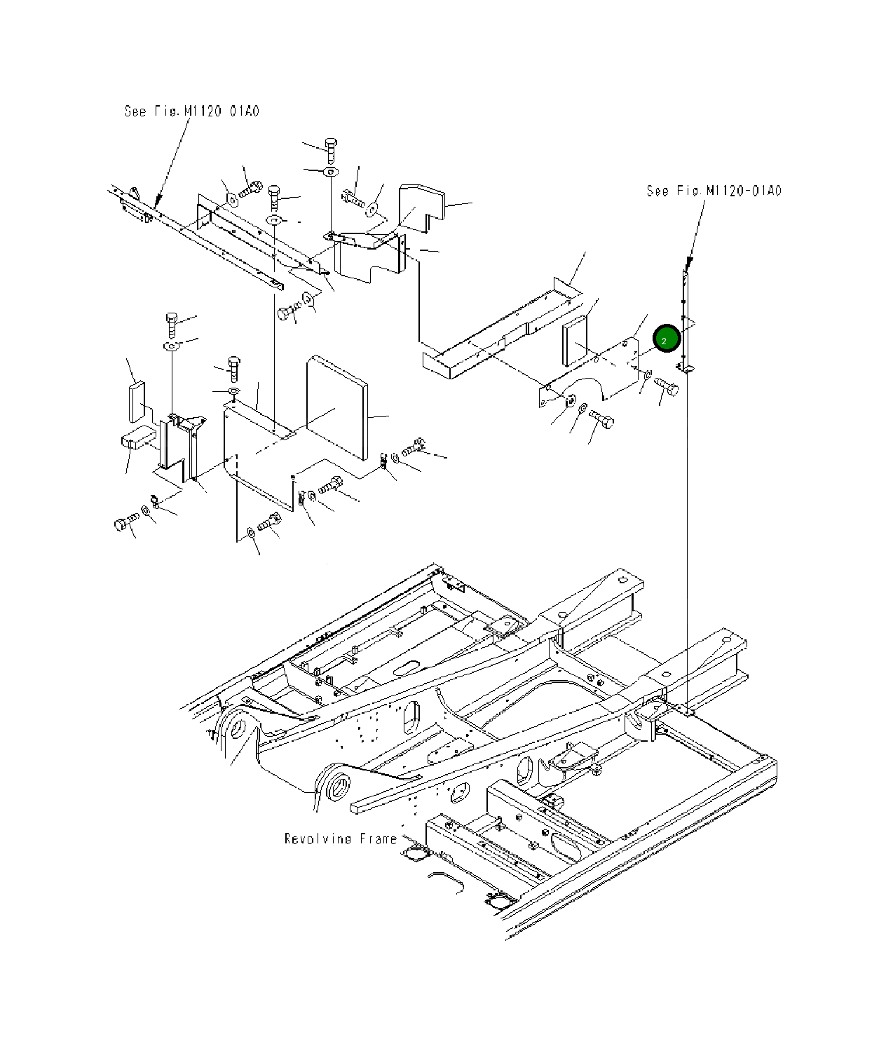 Крышка 208-54-71721 Komatsu