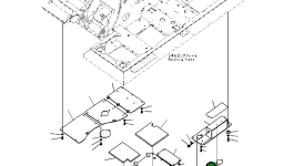 Крышка 20Y-54-85990  Komatsu