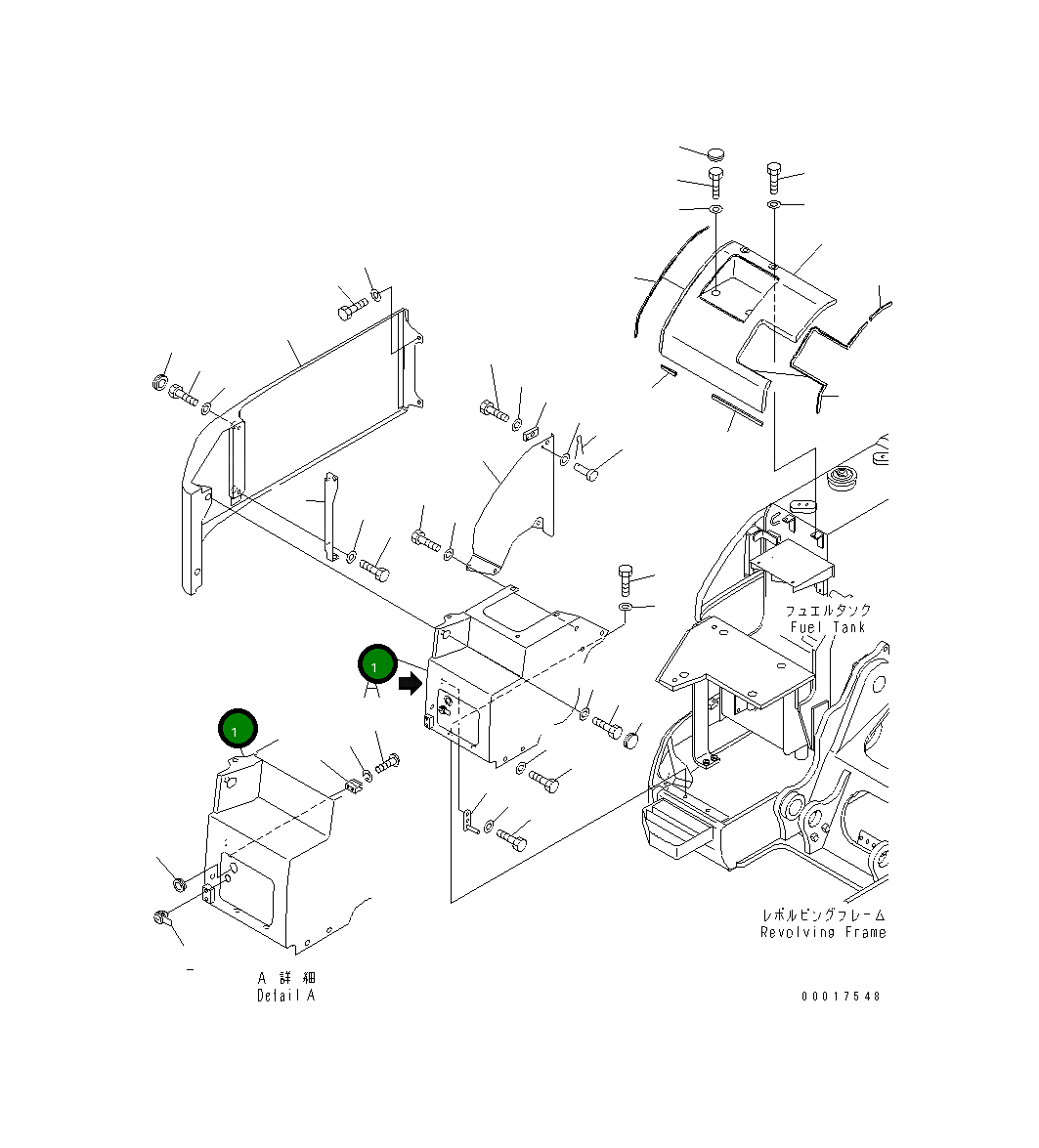 Крышка 22B-54-12114 Komatsu
