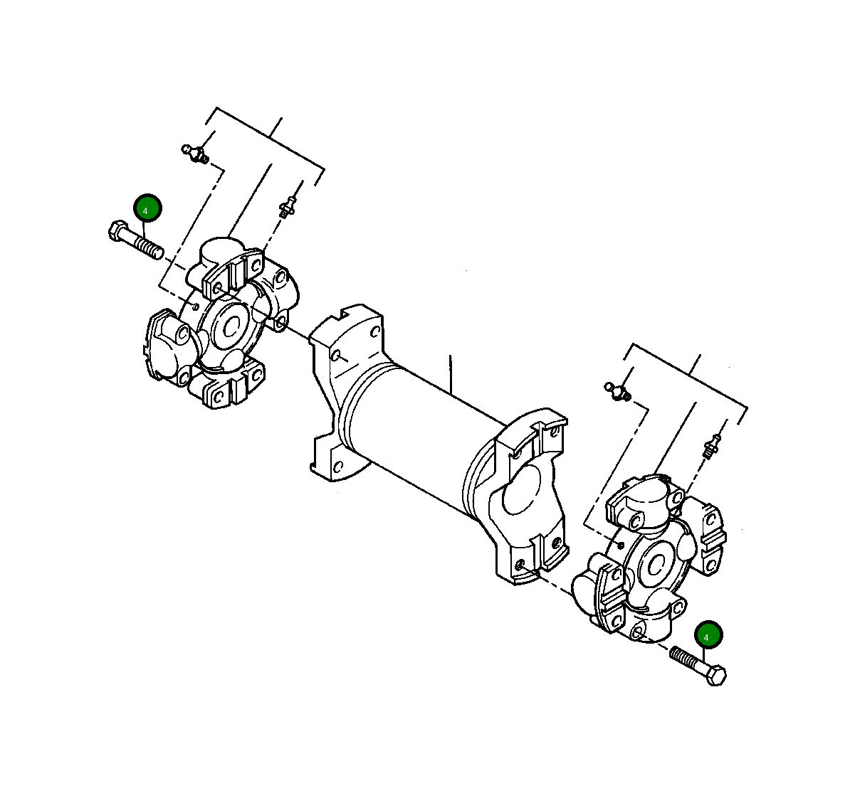 Болт 80 289 R1  Komatsu