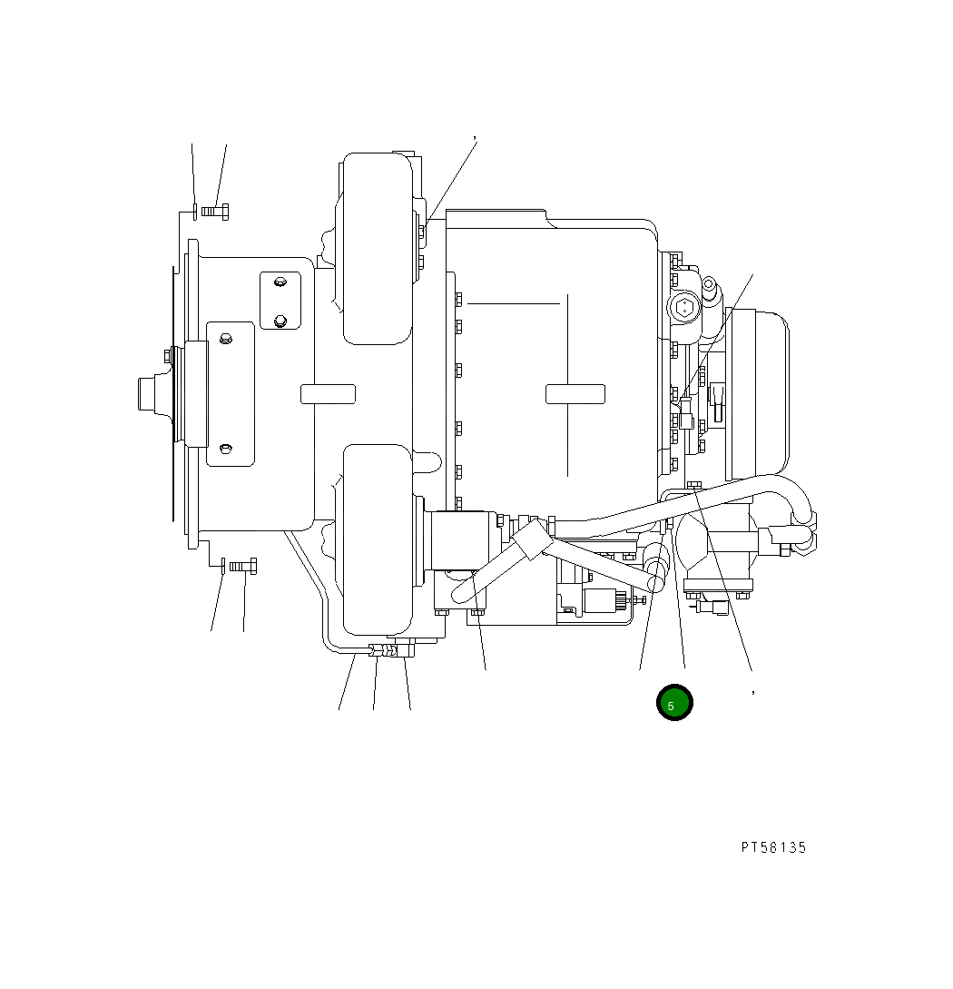 Болт DC8051132500 Komatsu