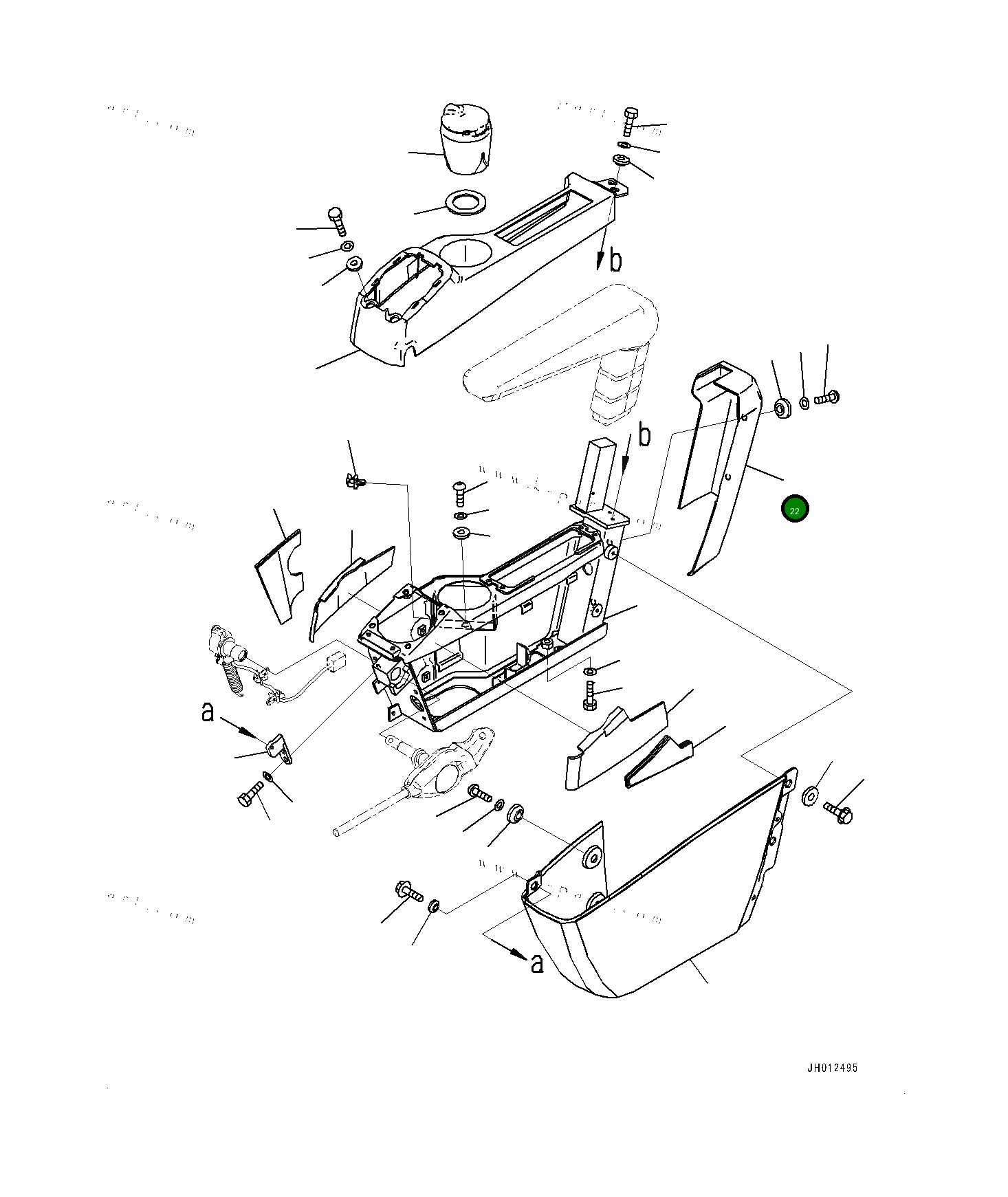 Крышка 20Y4341453  Komatsu