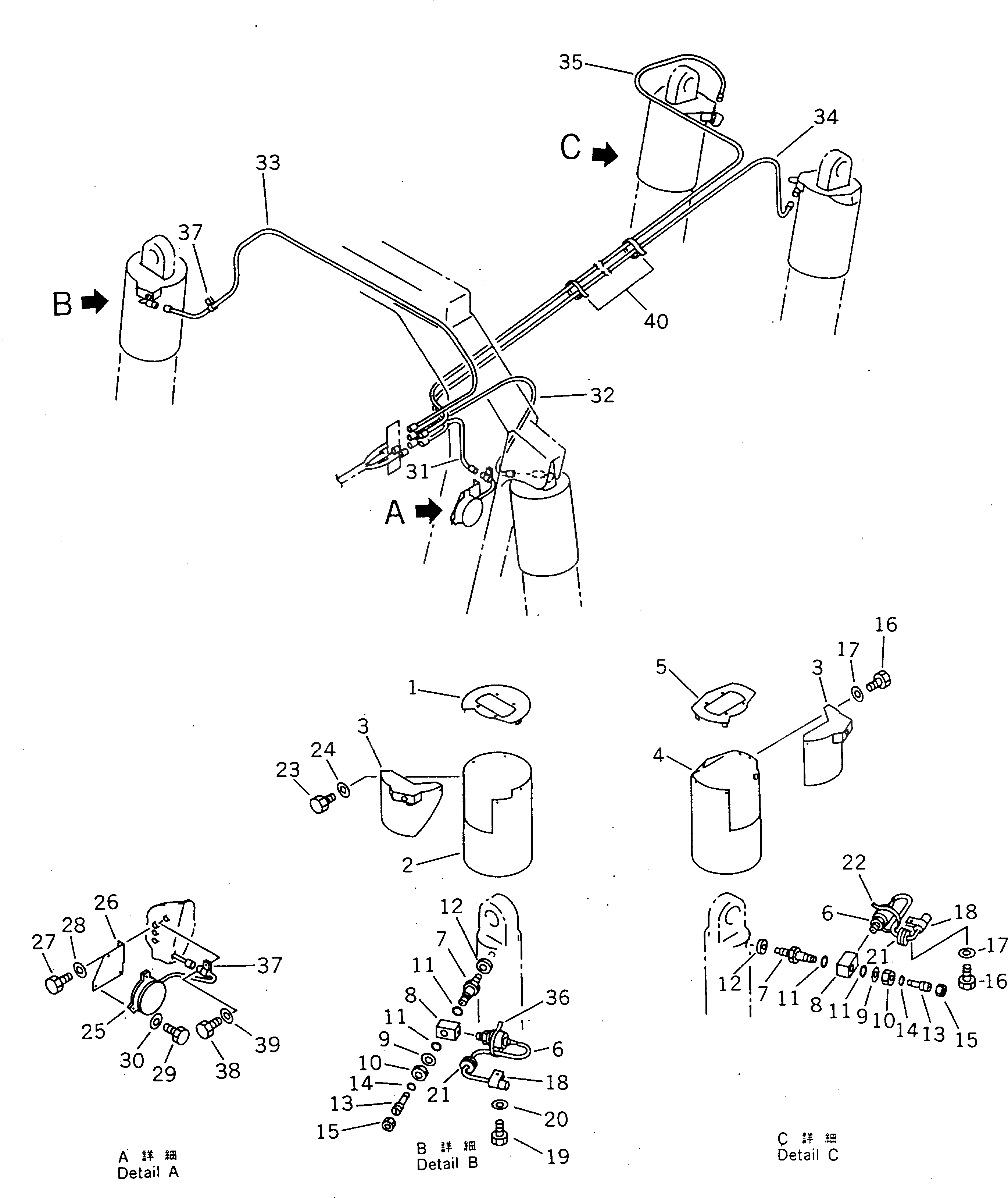 Крышка 569-86-41110  Komatsu