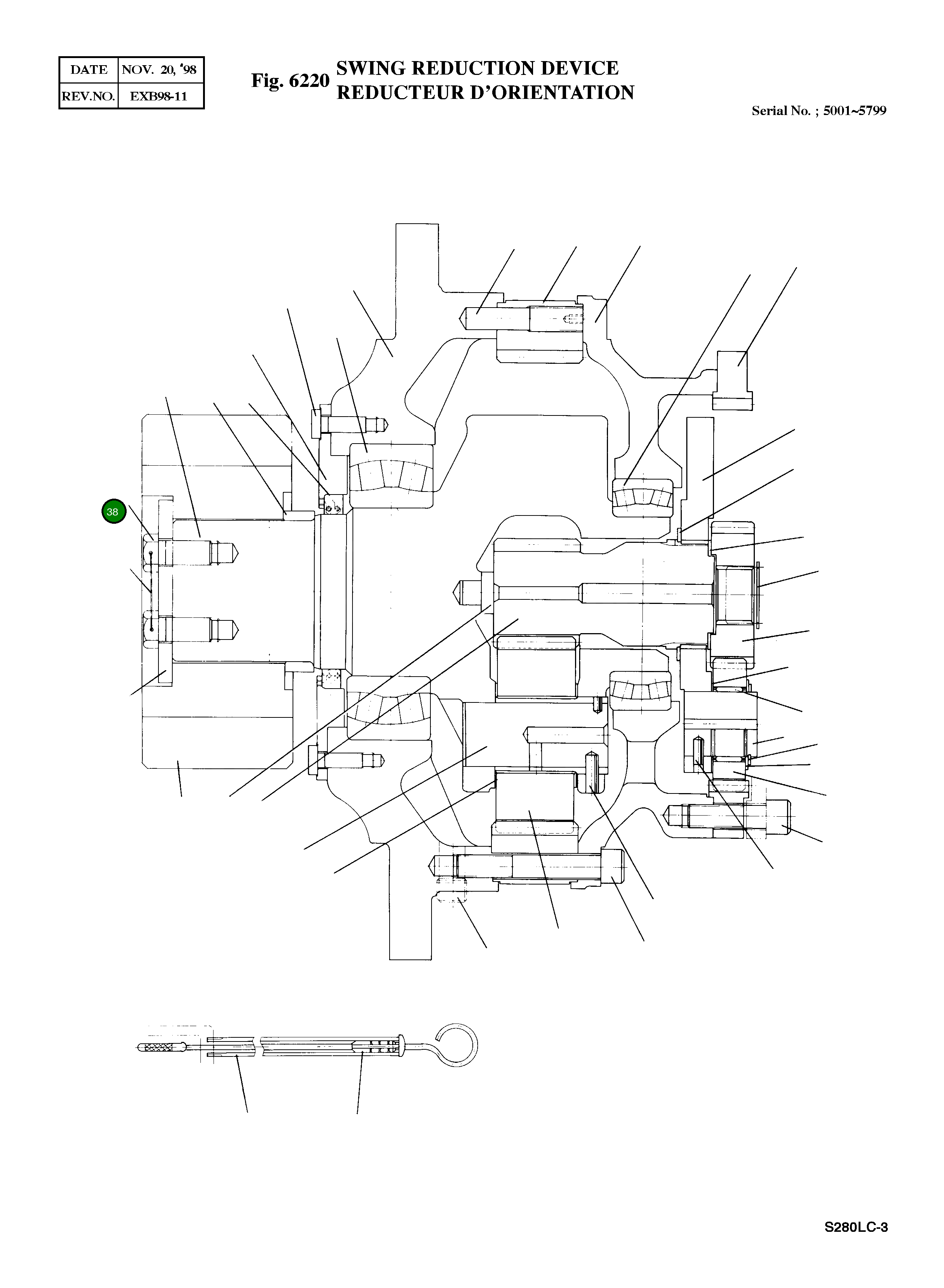 Болт 2120-1340  Komatsu