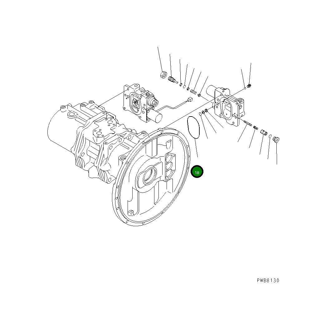 Кольцо уплотнительное (O-Ring) 07000-B2110 Komatsu