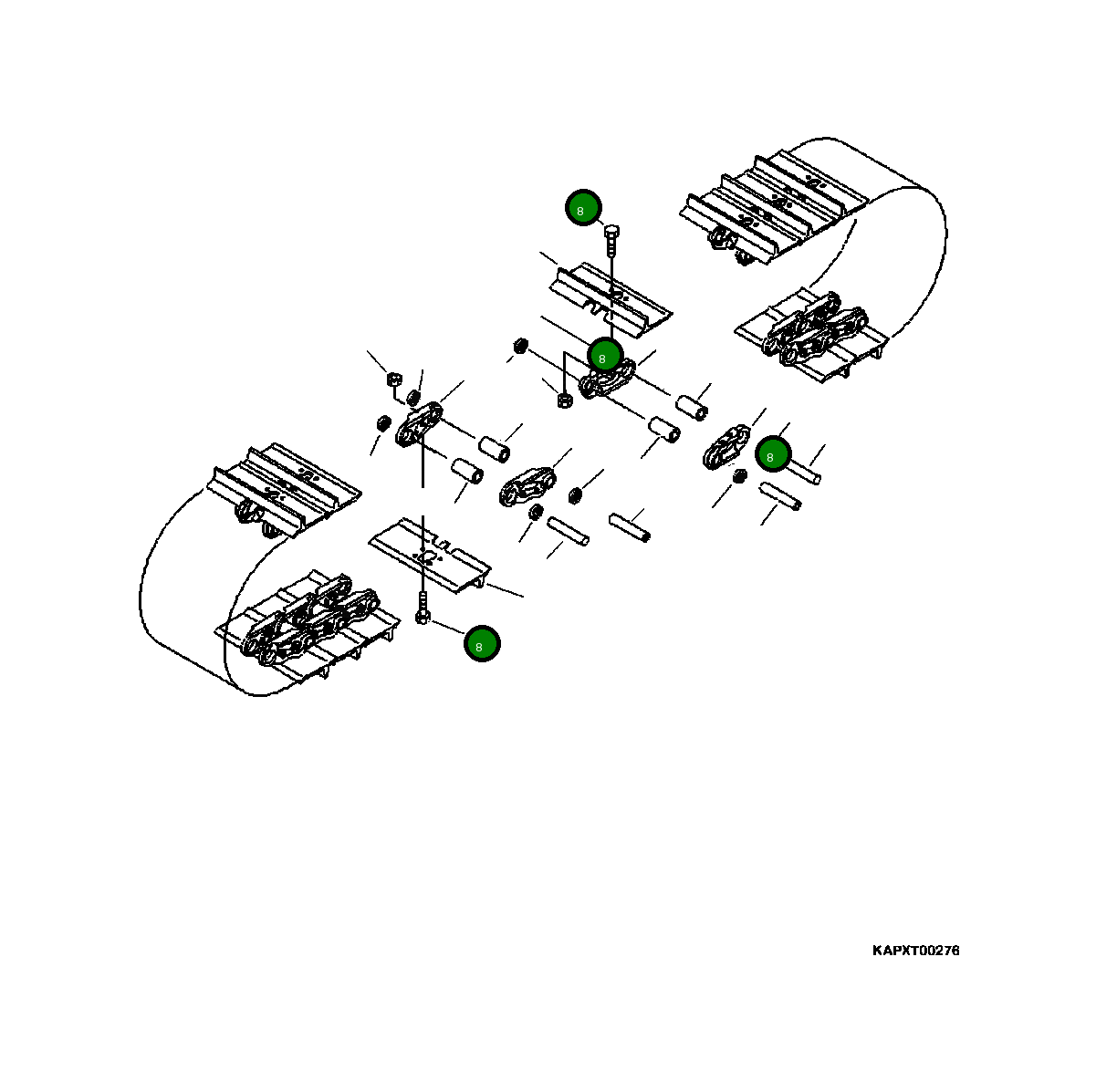 Болт 208-32-76210 Komatsu