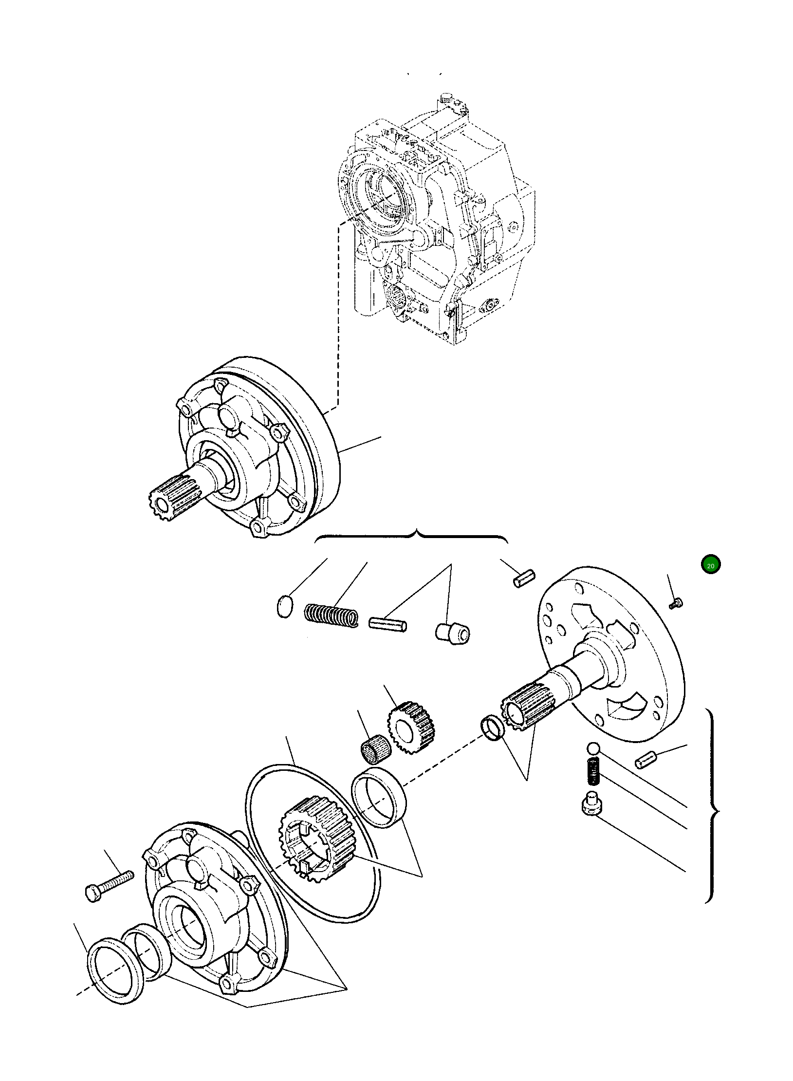 Болт CAO021375 Komatsu