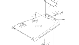 Крышка 195-54-81950 Komatsu