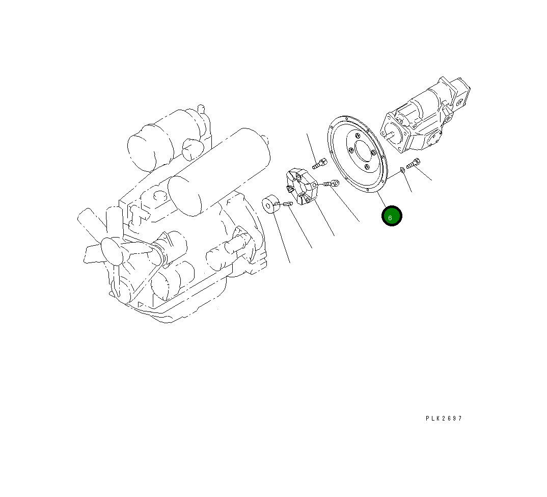 Крышка 20T-01-71120 Komatsu