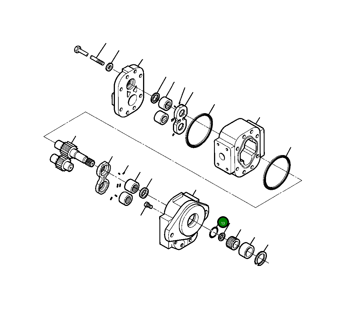 Кольцо уплотнительное (O-Ring) 366 581 R1 Komatsu