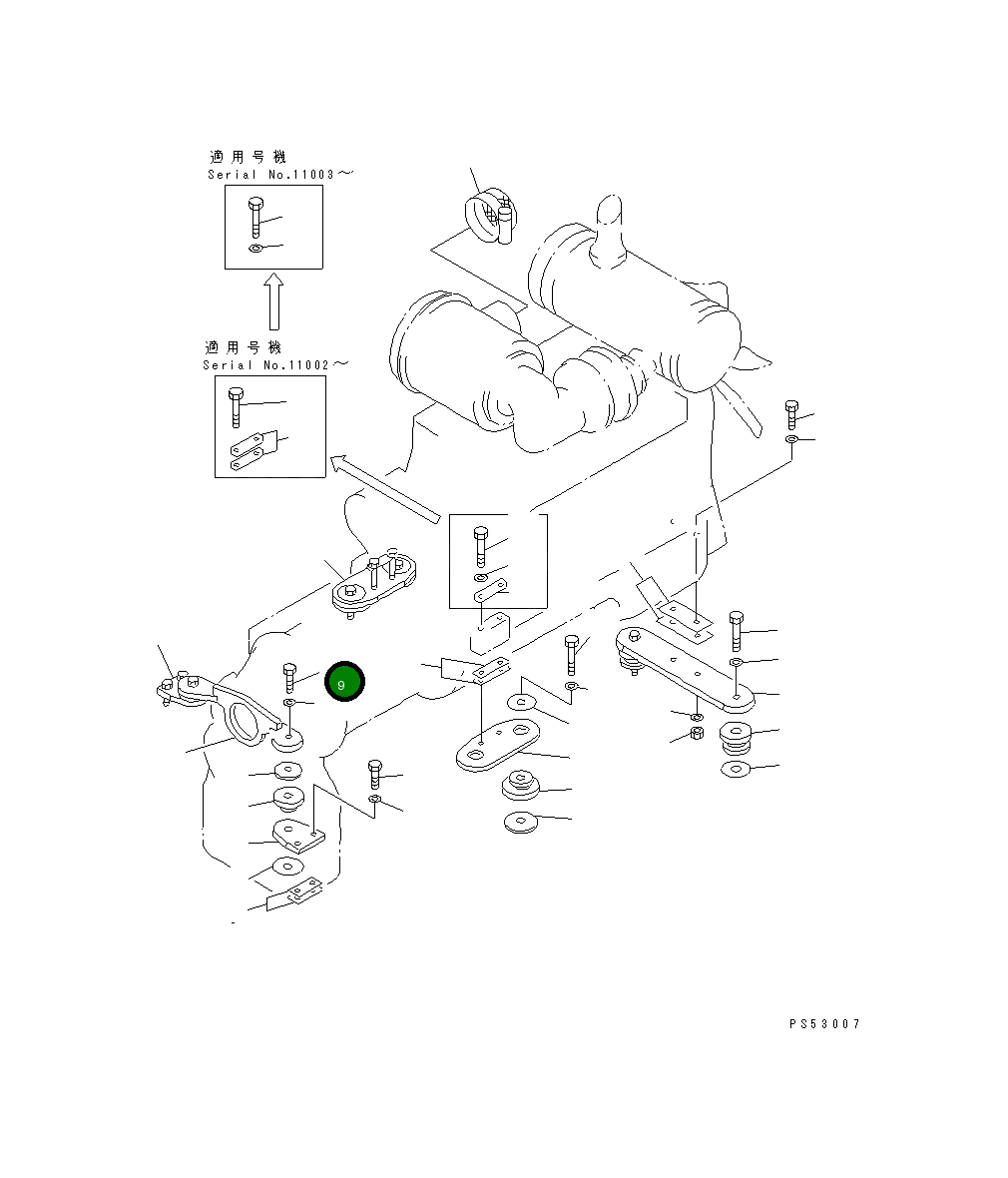 Болт 01011-51815 Komatsu