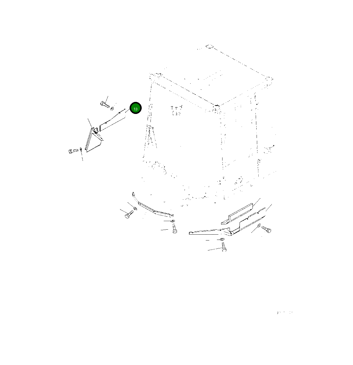 Крышка 423-54-64331 Komatsu