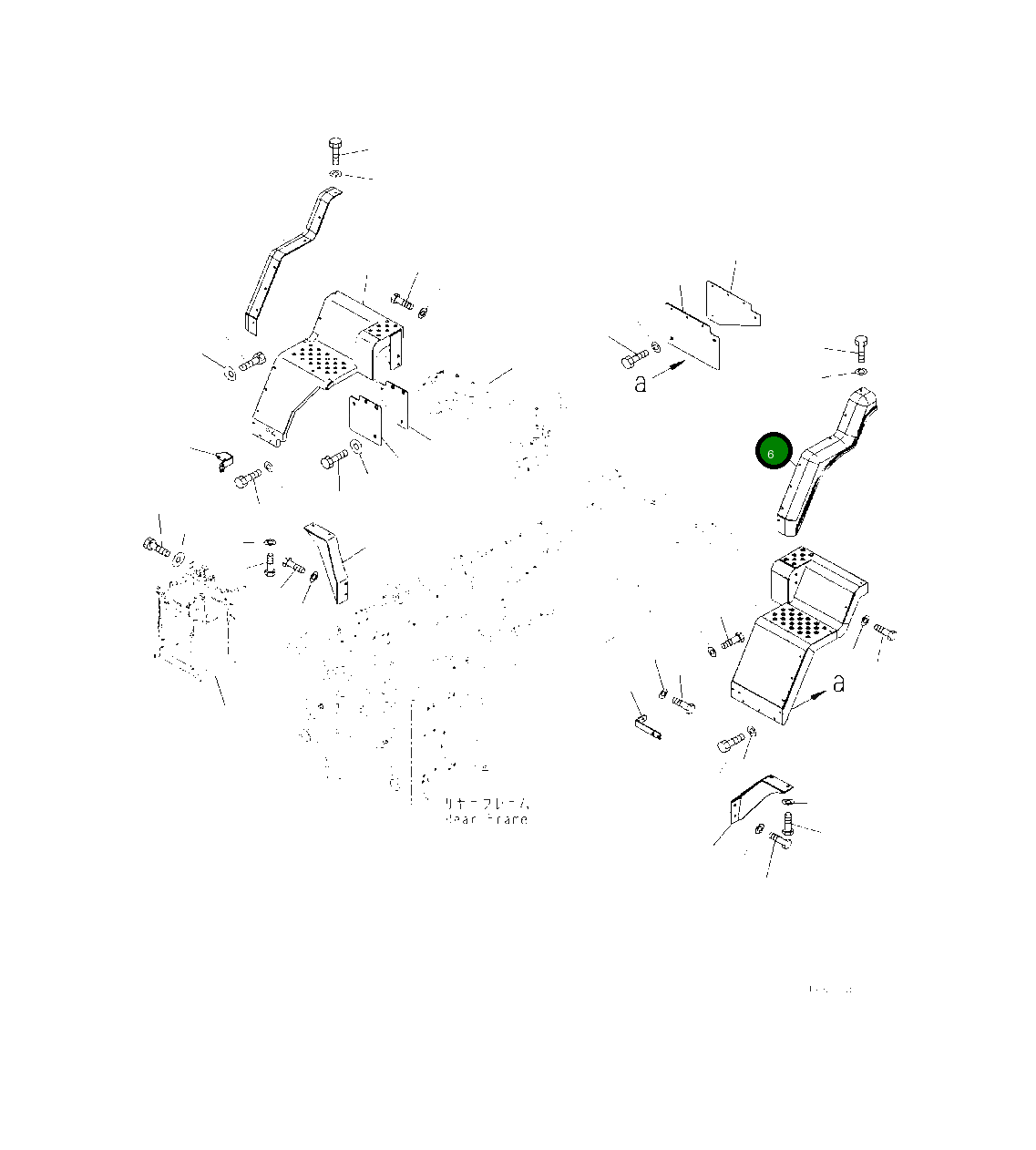 Крышка 419-54-54210 Komatsu