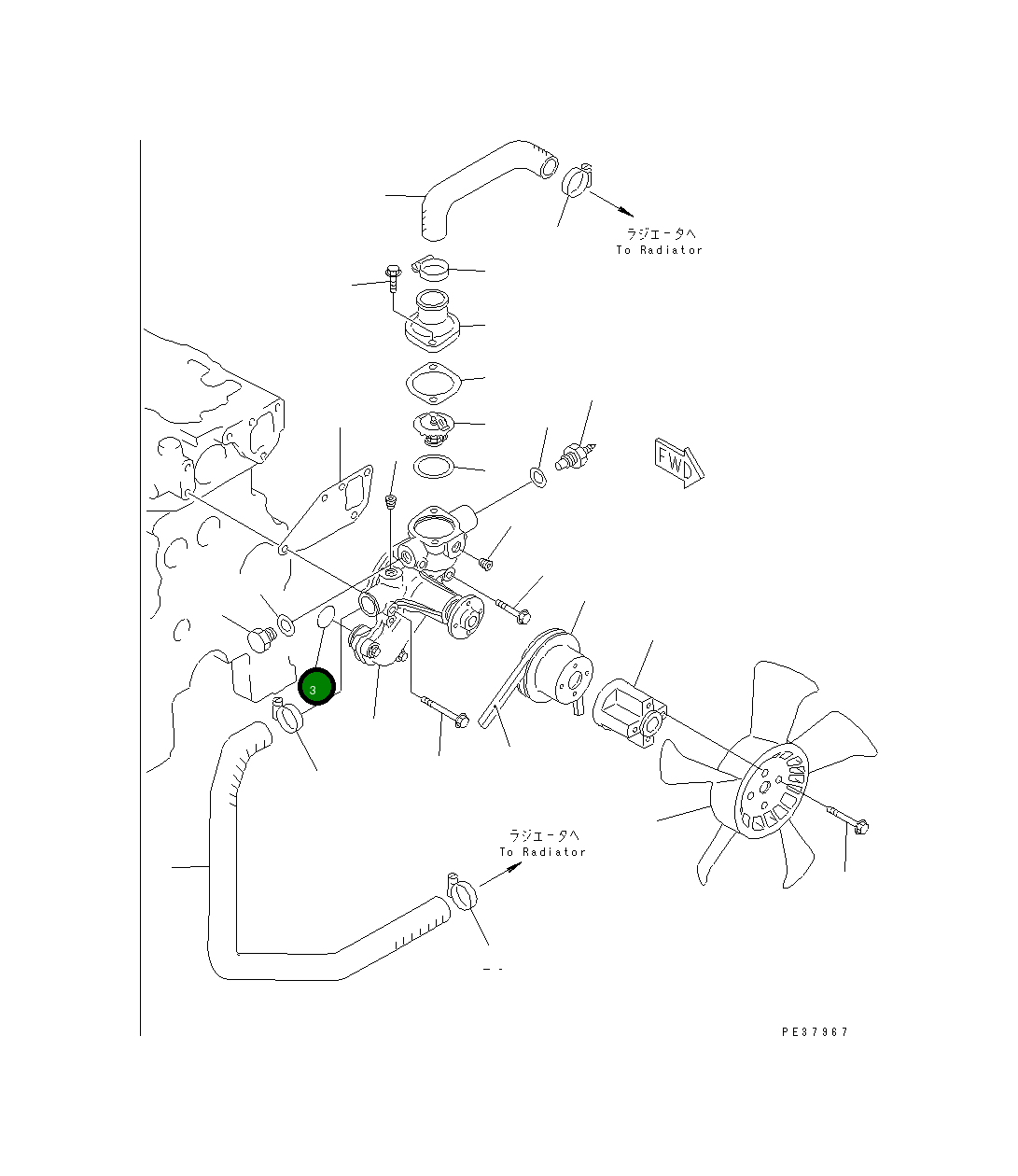 Кольцо уплотнительное (O-Ring) YM129150-42320 Komatsu