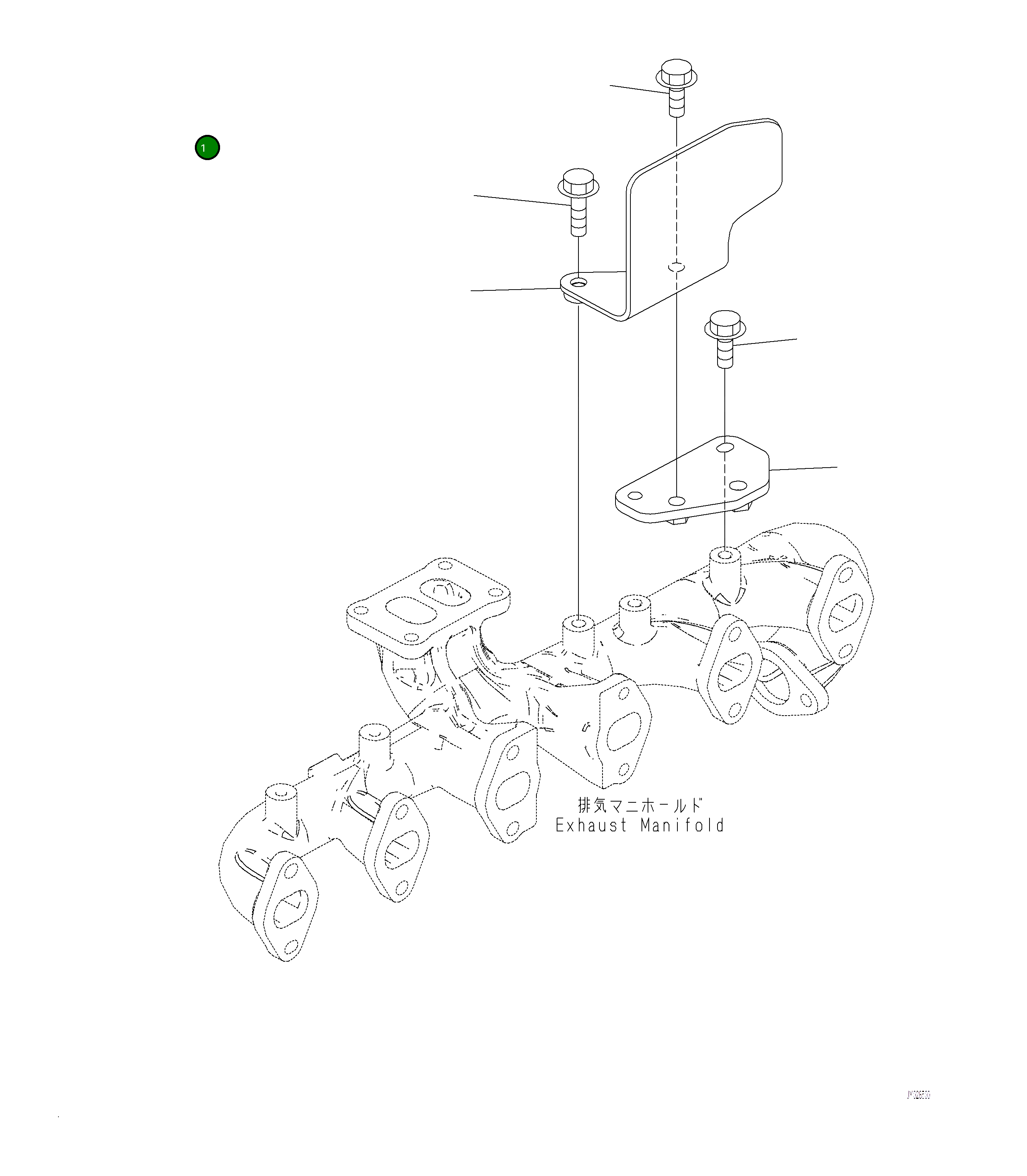 Крышка 6755-81-8730 Komatsu