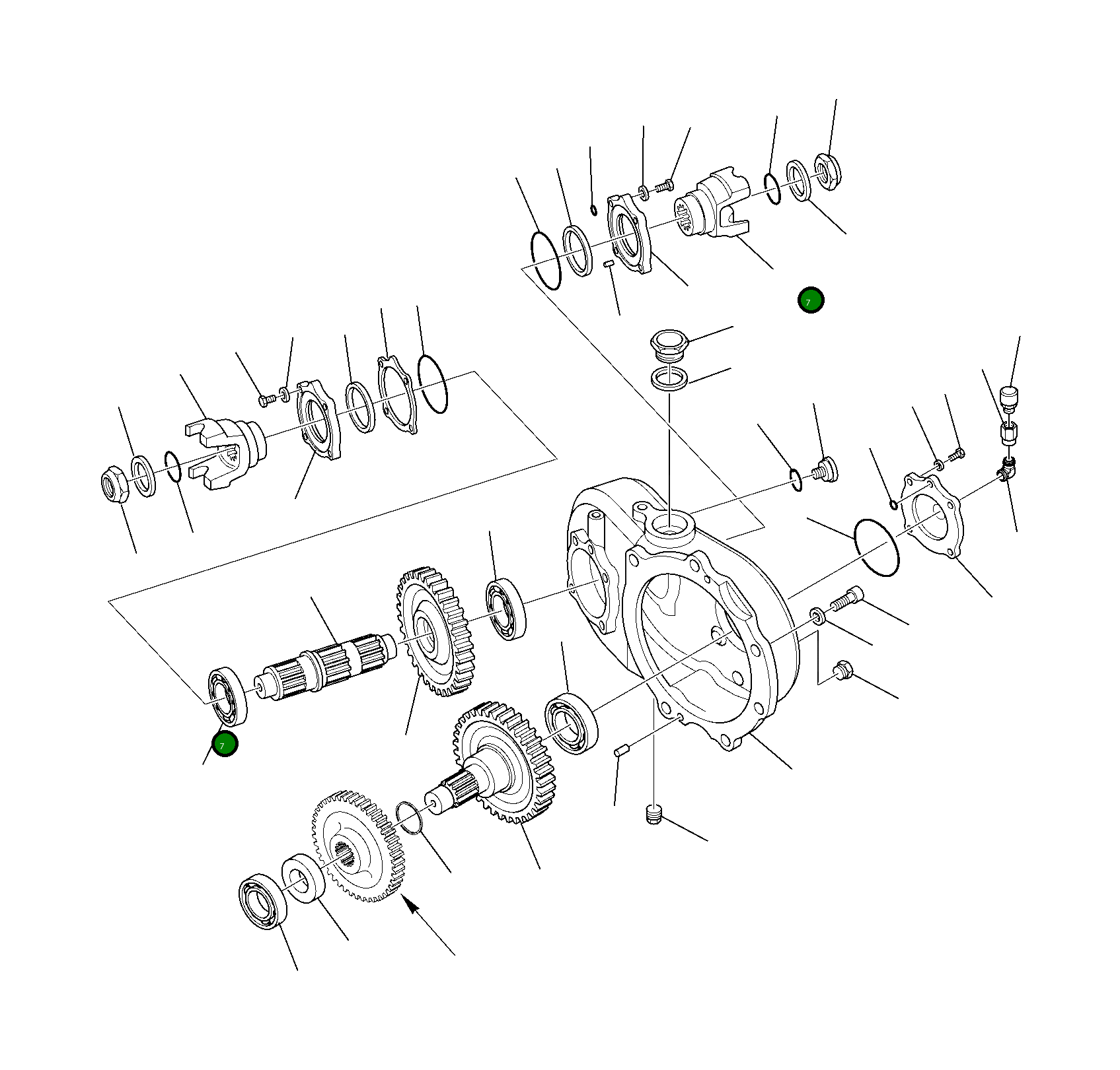 Кольцо уплотнительное (O-Ring) DG25K60128 Komatsu