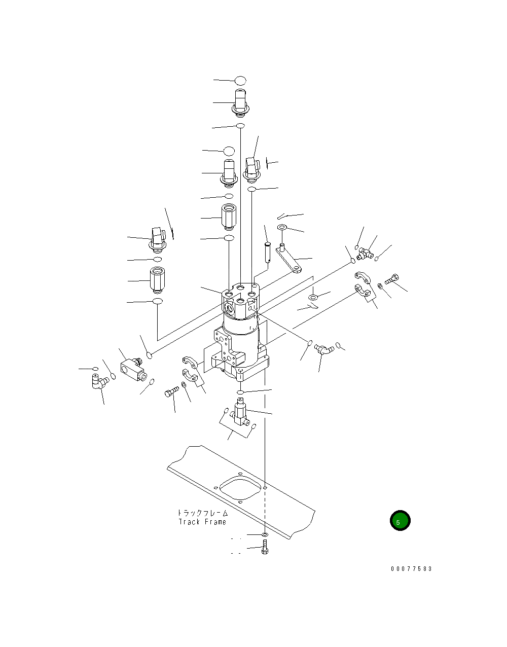 Крышка 208-54-79511 Komatsu