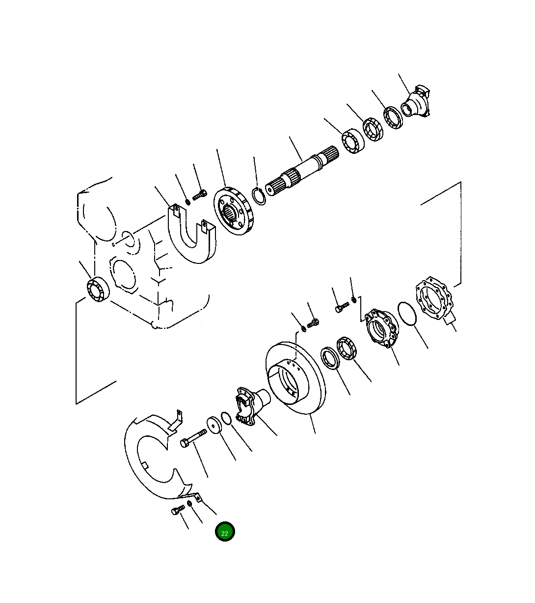 Крышка 419-15-13721 Komatsu