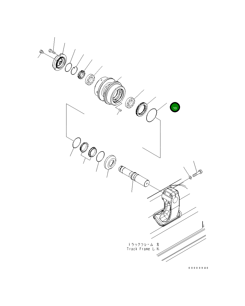 Кольцо уплотнительное (O-Ring) 07000-52125 Komatsu