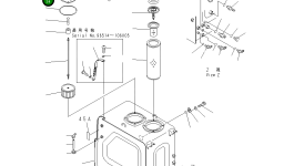 Крышка 203-60-61140 Komatsu