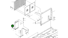 Крышка 209-54-73334 Komatsu
