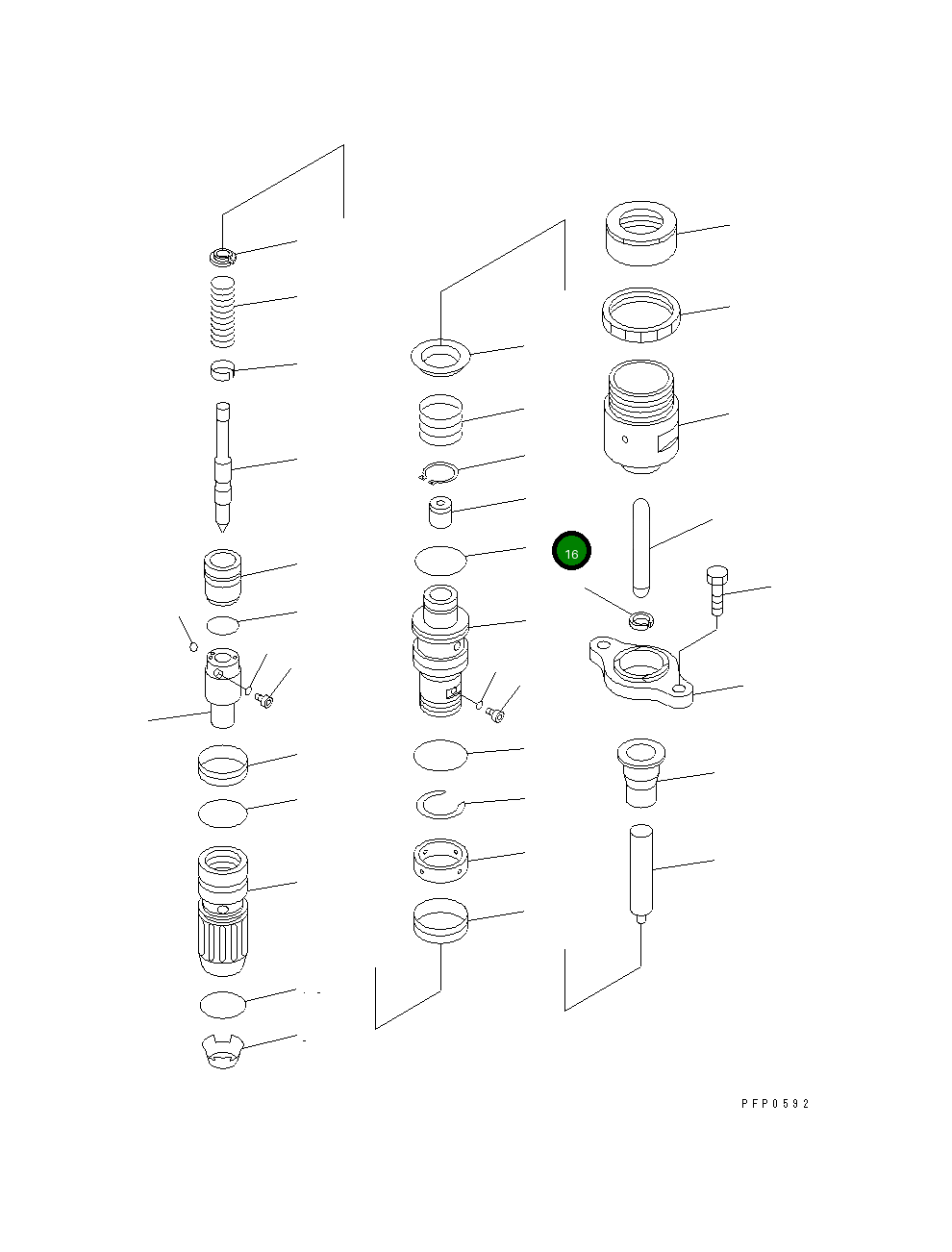 Кольцо уплотнительное (O-Ring) CU3076096  Komatsu