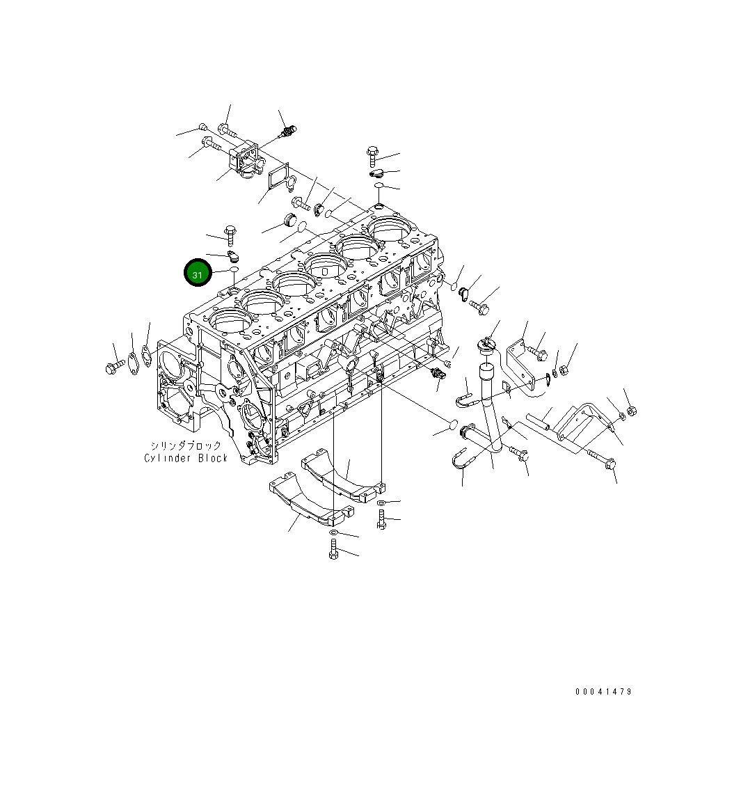 Крышка 6218-21-1940 Komatsu