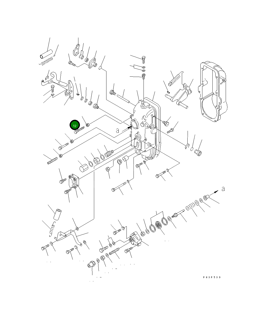 Болт DK154010-9700 Komatsu
