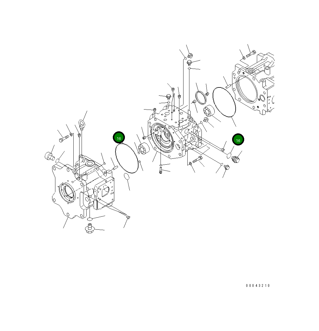 Кольцо уплотнительное (O-Ring) 07000-A5260 Komatsu