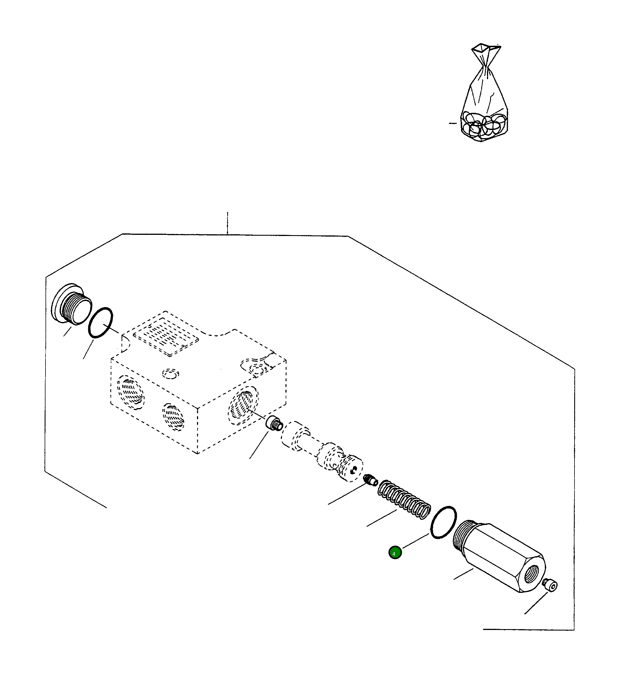 Кольцо уплотнительное (O-Ring) 4919780M1 Komatsu