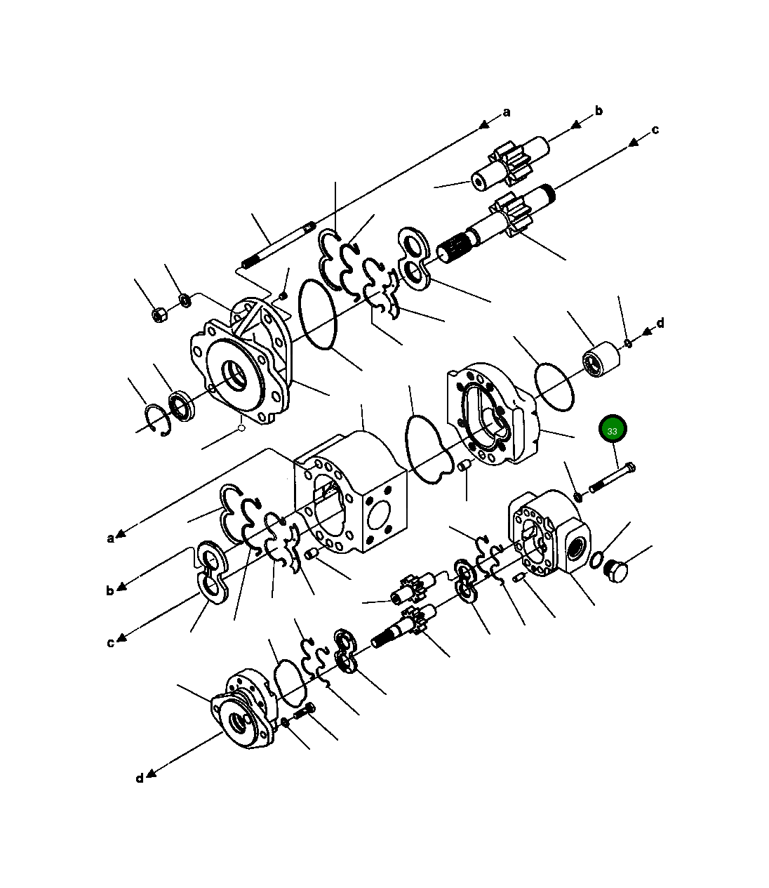 Болт 425-62-A1640 Komatsu