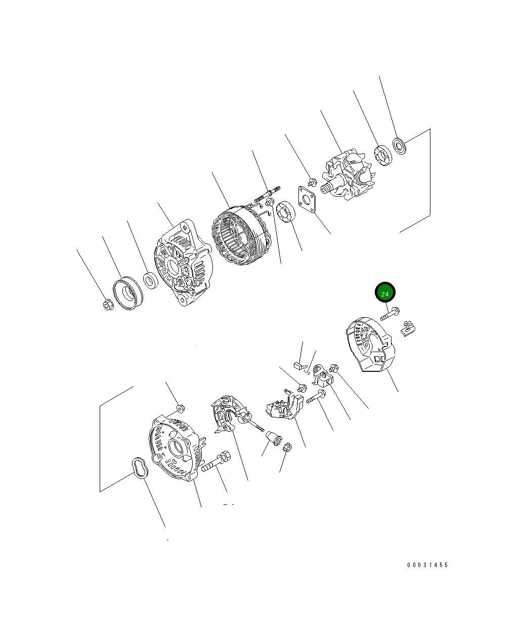 Болт KT15881-9104-0 Komatsu