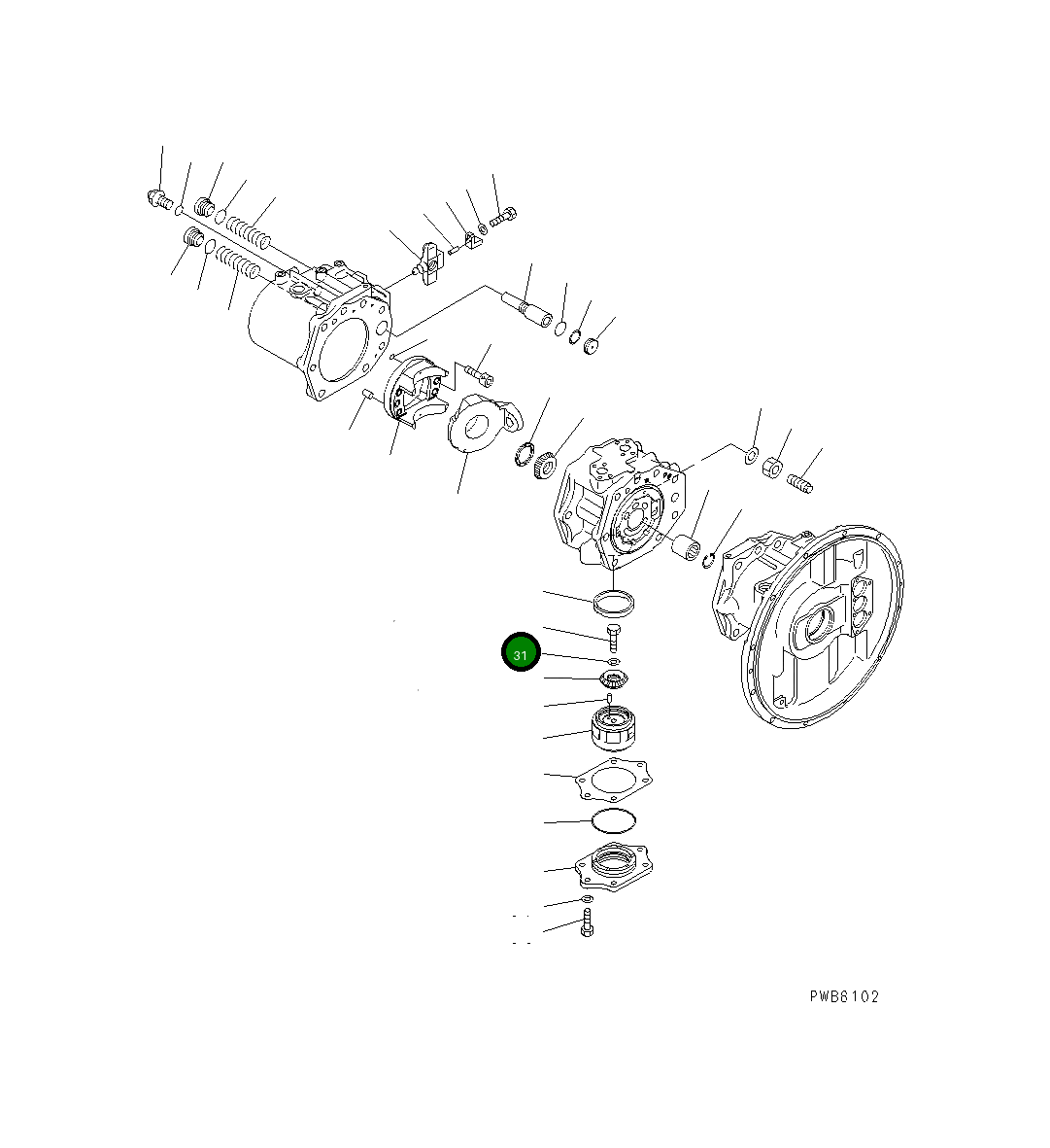 Болт 01010-51440 Komatsu