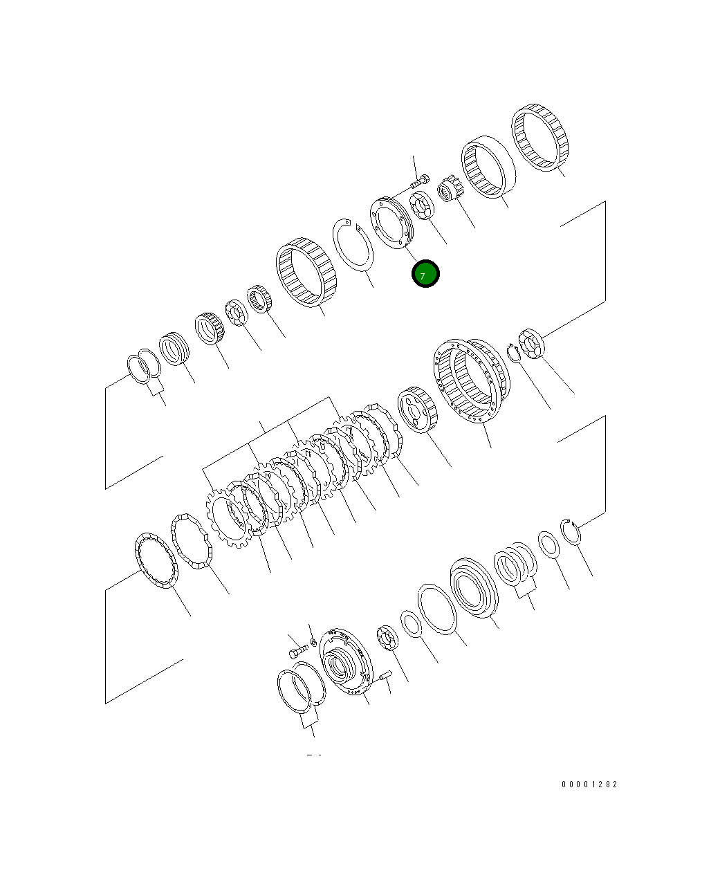 Крышка 41E-15-12890 Komatsu